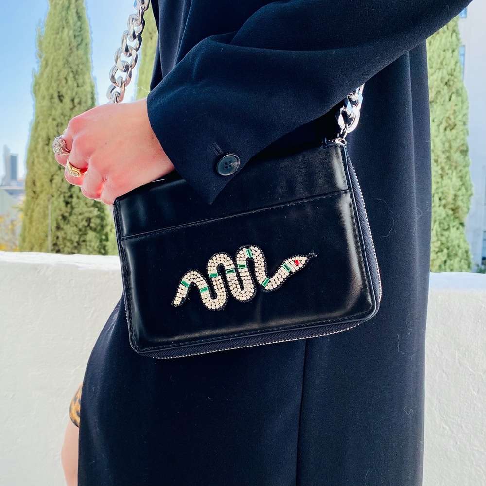 New! Chunky Chain Snake Purse